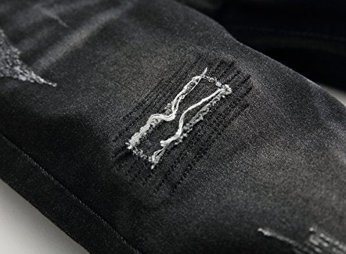 Skinny Fit Ripped Destroyed Distressed Stretch Slim Jeans Pants Skinny Fit Ripped Destroyed Distressed Stretch Slim Jeans Pants
